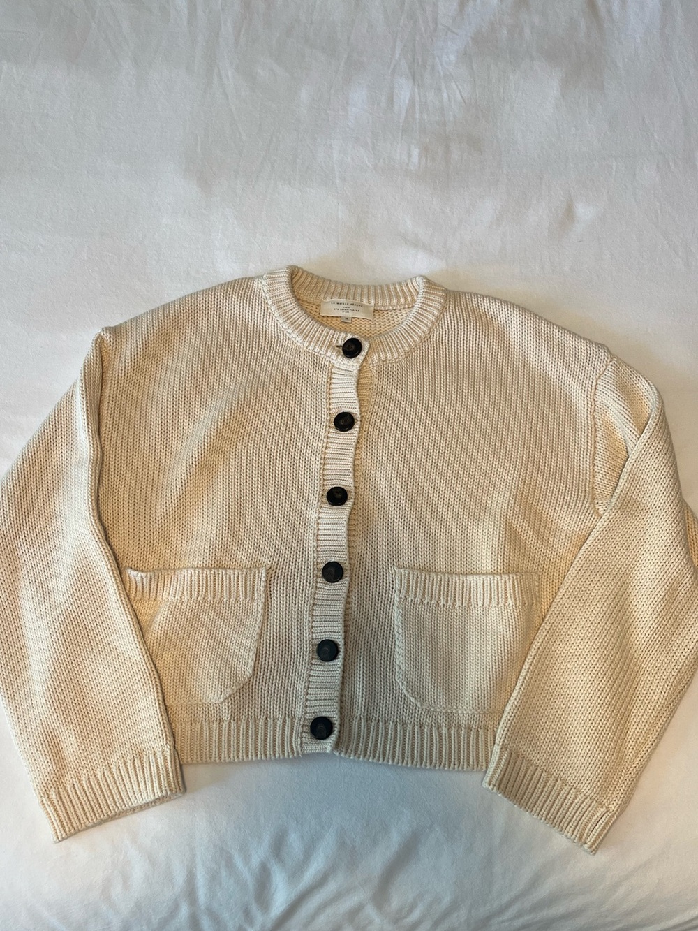 Sézane Titouan Cardigan in Beige - Picture 2 of 4